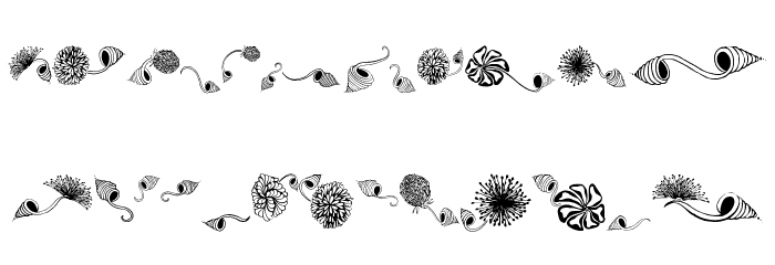 Dingsprinkle Font LOWERCASE