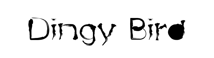 Dingy Bird Font
