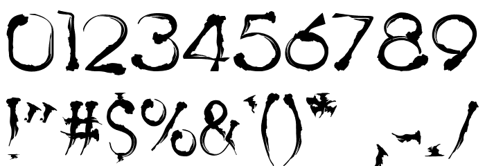 Dingy Bird Font OTHER CHARS