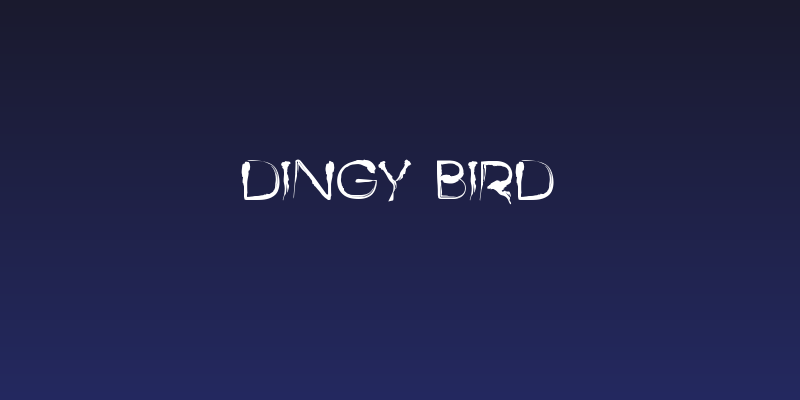 Dingy Bird Social Header