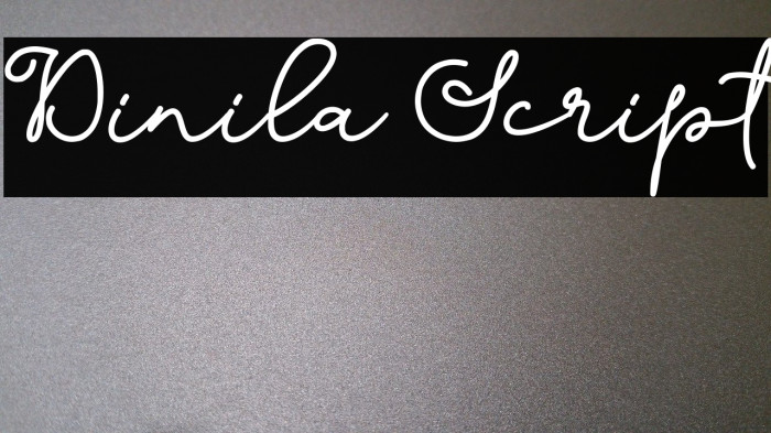 Dinila Script لخطوط تنزيل examples