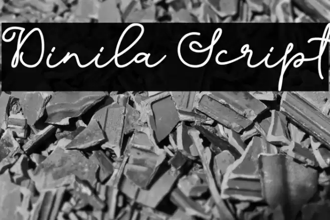 Dinila Script خط examples