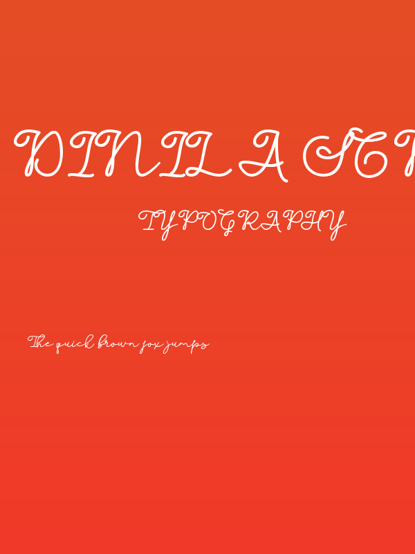 Dinila Script Poster