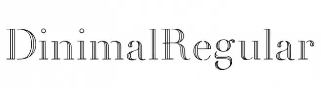 Dinimal  Regular  لخطوط تنزيل
