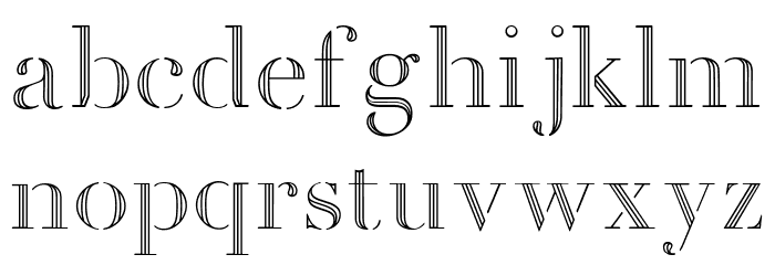 Dinimal Regular Font LOWERCASE
