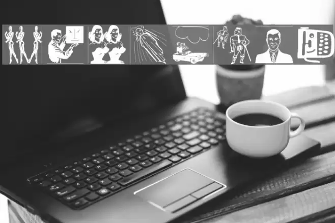 DinkPatz Font examples