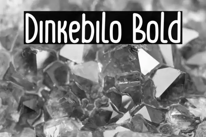 Dinkebilo Bold Font examples