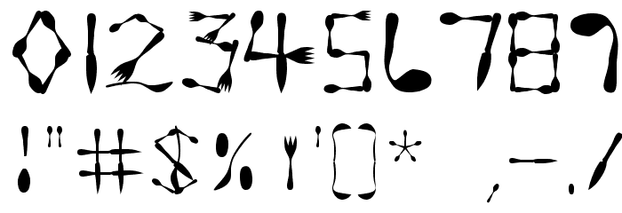 Dinner Regular Font OTHER CHARS