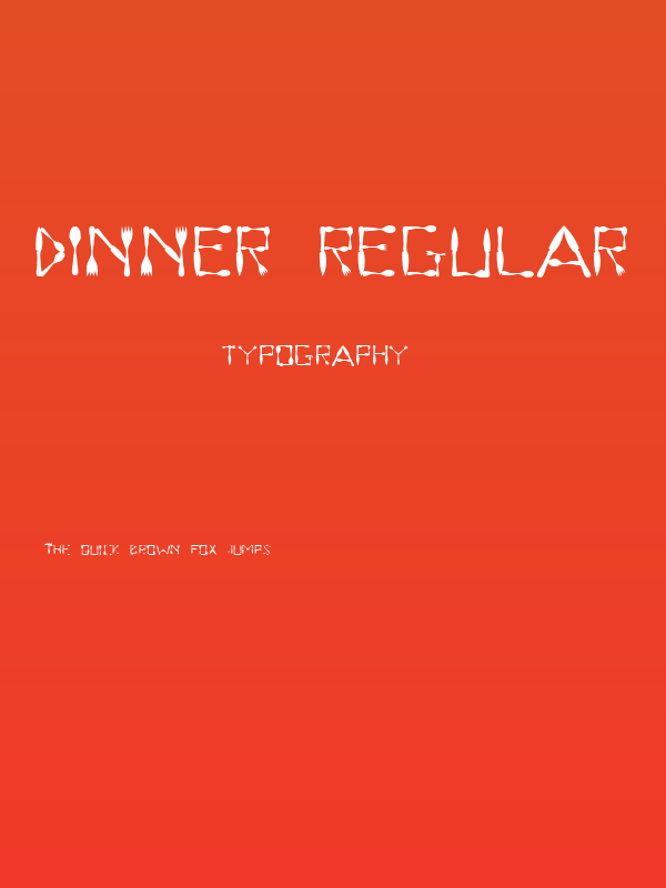 Dinner Regular Poster