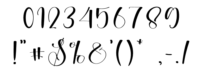 Dinner Font OTHER CHARS