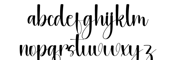 Dinner Font LOWERCASE