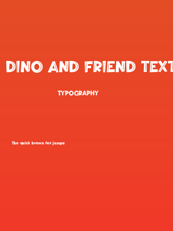Dino And Friend Texture 1 Poster