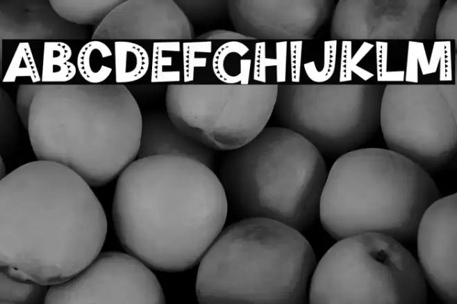 Dino And Friend Texture 1 Font examples