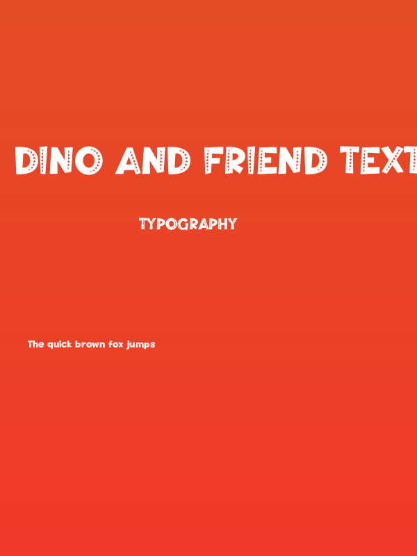 Dino And Friend Texture 1 Poster