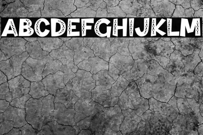 Dino And Friend Texture 2 Font examples