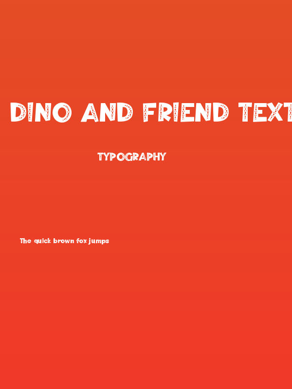 Dino And Friend Texture 2 Poster