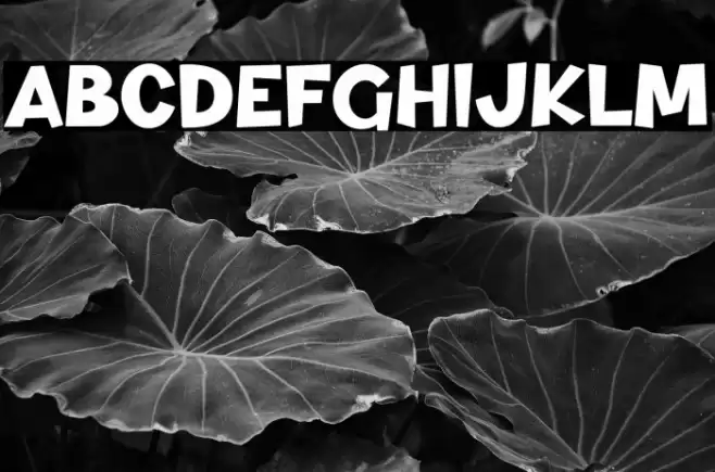 Dino And Friend Font examples