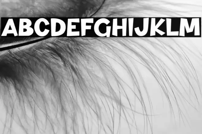 Dino And Friend Font examples