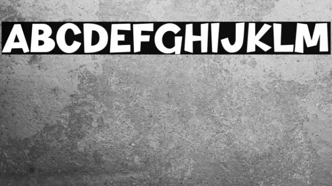 Dino And Friend Font examples