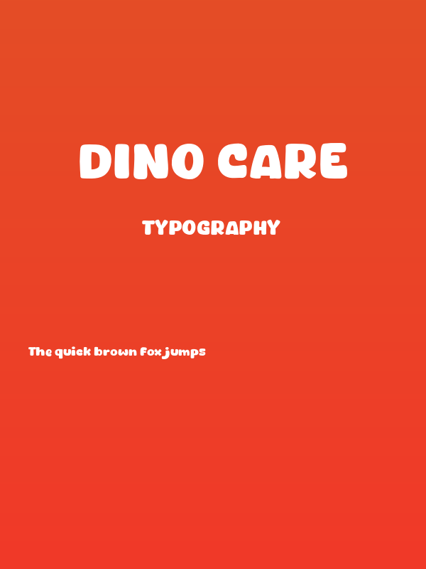Dino Care Poster
