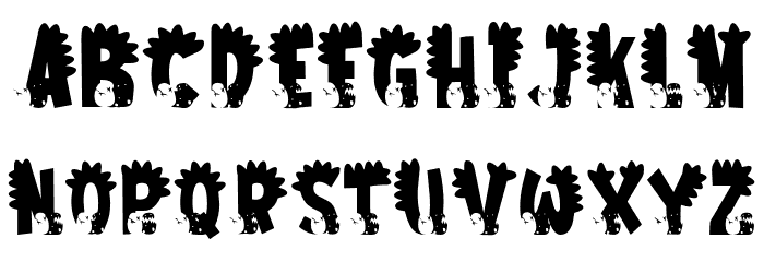 Dino Child PERSONAL USE ONLY! Font UPPERCASE