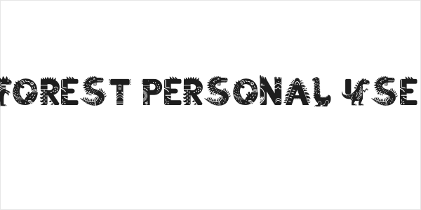 Dino Forest PERSONAL USE ONLY! Logo