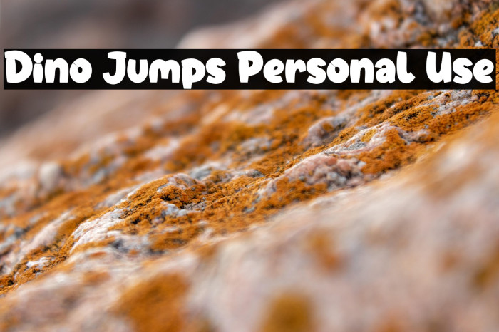 Dino Jumps Personal Use Example 2