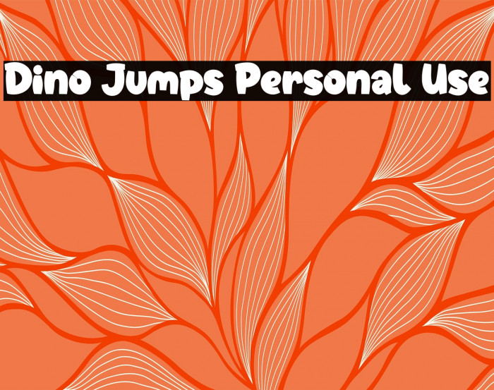 Dino Jumps Personal Use Example 3