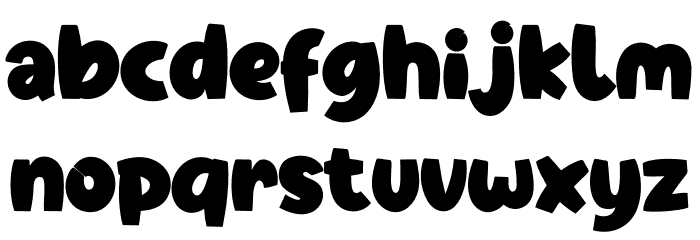 Dino Jumps Personal Use Font LOWERCASE