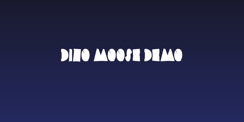 Dino Moose DEMO Social Header
