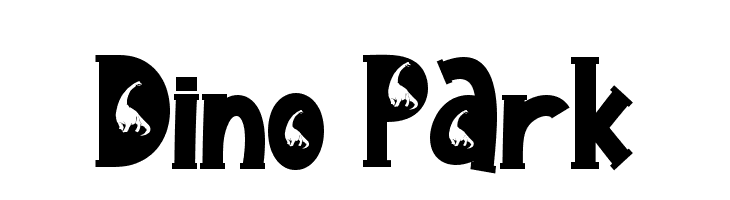 Dino Park  Frei Schriftart Herunterladen