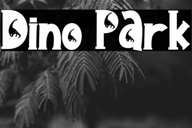 Dino Park Font examples