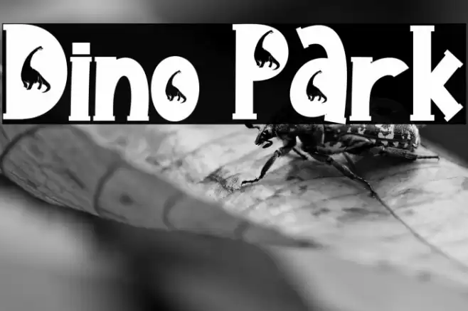 Dino Park Font examples