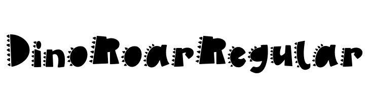 Dino Roar Regular  Frei Schriftart Herunterladen