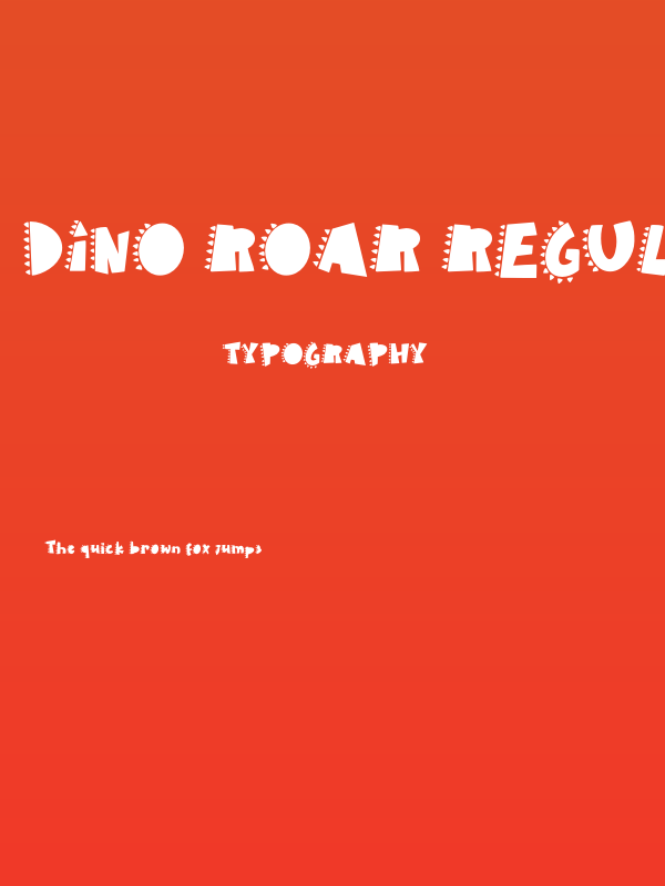 Dino Roar Regular Poster