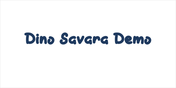 Dino Savara Demo Logo