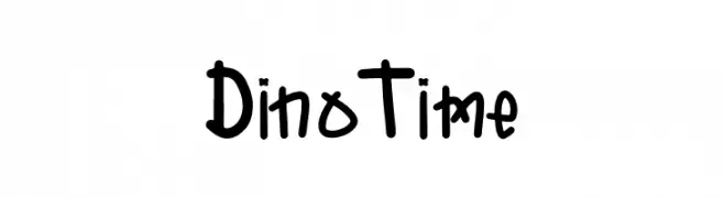Dino Time  Free Fonts Download