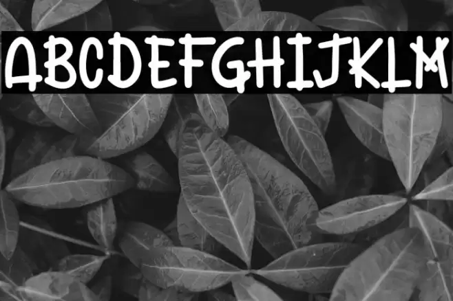 Dino Time Schriftart examples