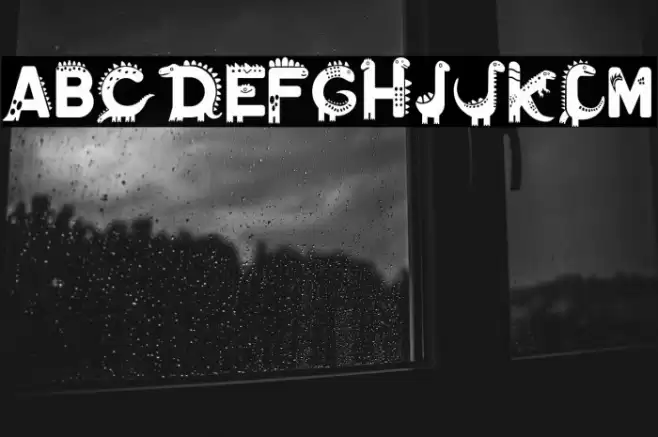 Dino Zone PERSONAL USE ONLY! फ़ॉन्ट examples