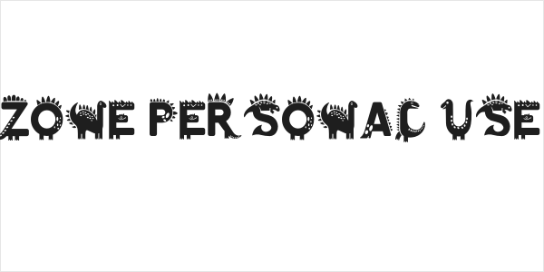 Dino Zone PERSONAL USE ONLY! Logo