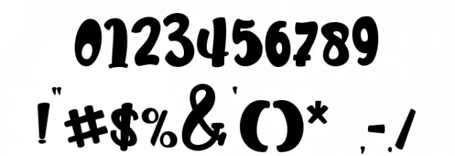 DinoPlay - personal use Font OTHER CHARS