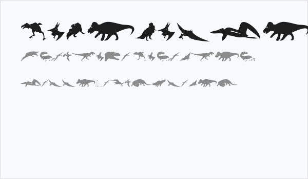 DinoSilhouettes Business Card