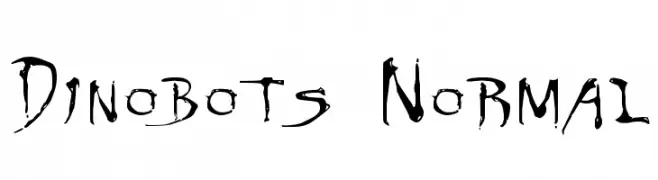 Dinobots Normal  Free Fonts Download