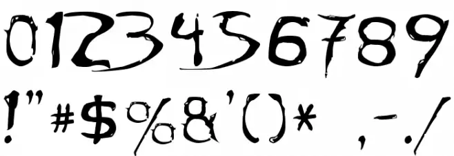 Dinobots Normal Font Alte caractere