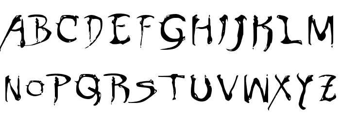 Dinobots Normal Schriftart Kleinbuchstaben