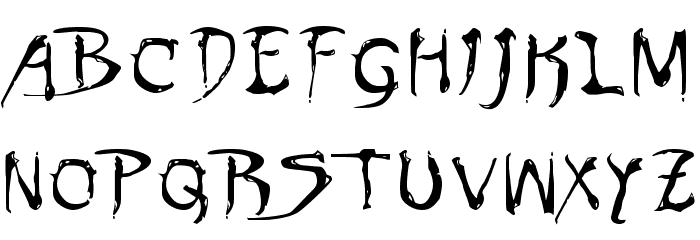 Dinobots Font LOWERCASE