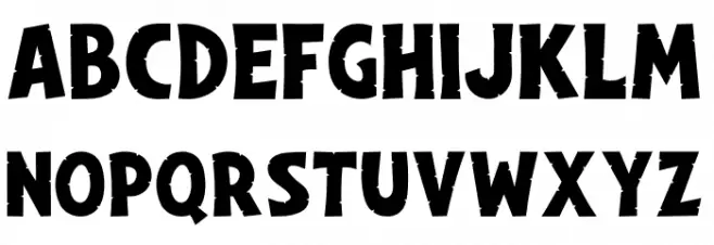 Dinoclaw PERSONAL USE ONLY! Caratteri MAIUSCOLE