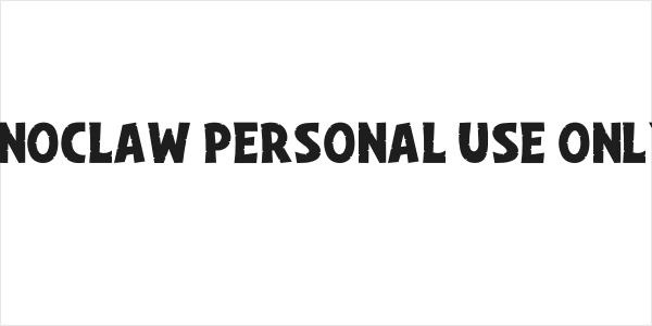 Dinoclaw PERSONAL USE ONLY! Logo