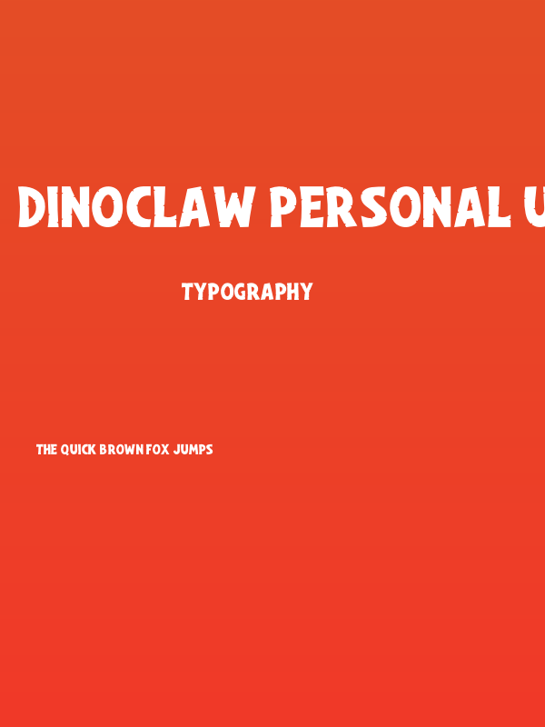 Dinoclaw PERSONAL USE ONLY! Poster