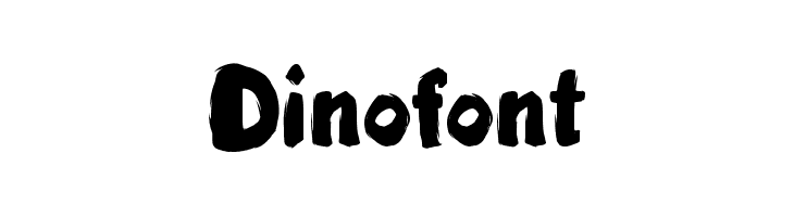 Dinofont Шрифта